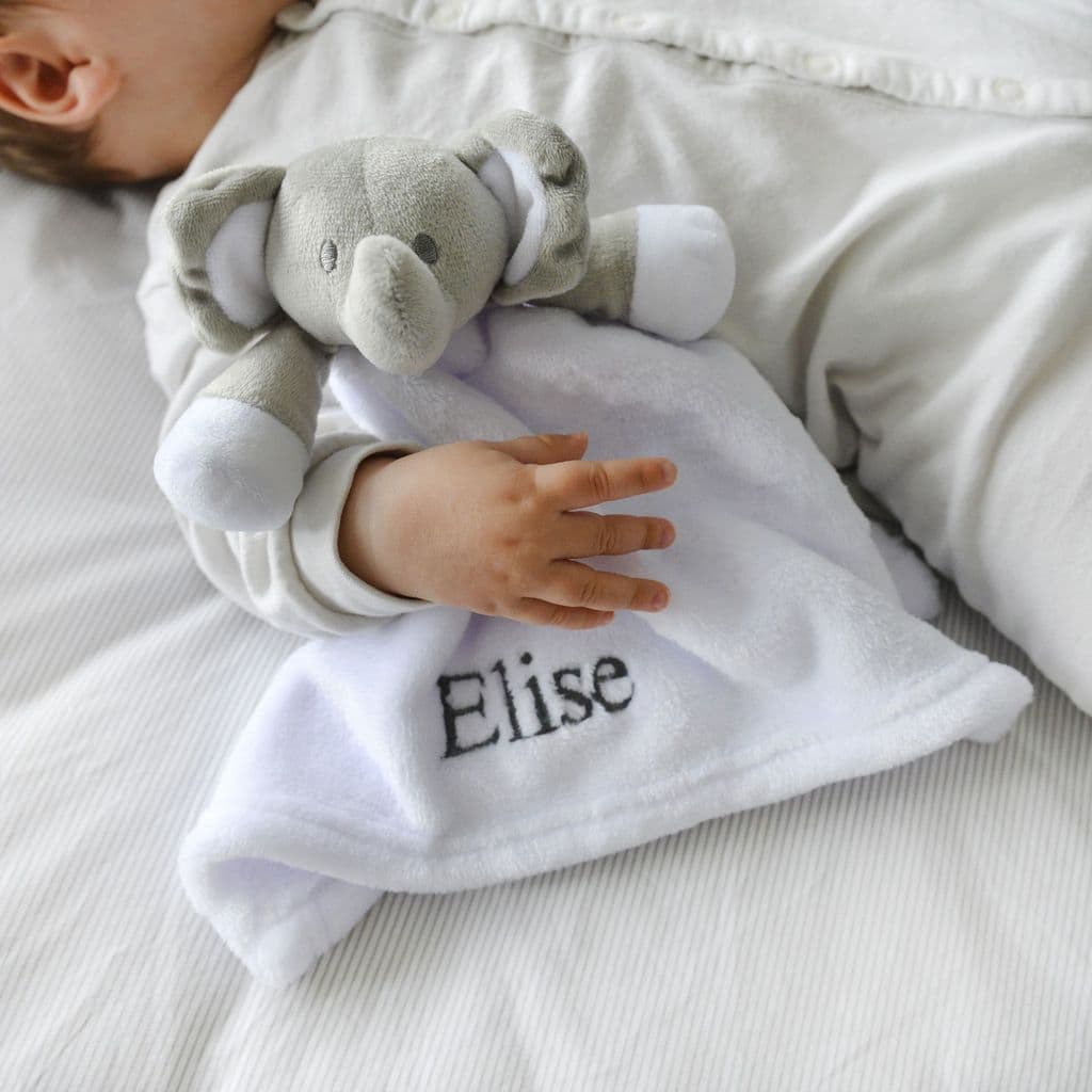 Personalised comfort blanket hot sale