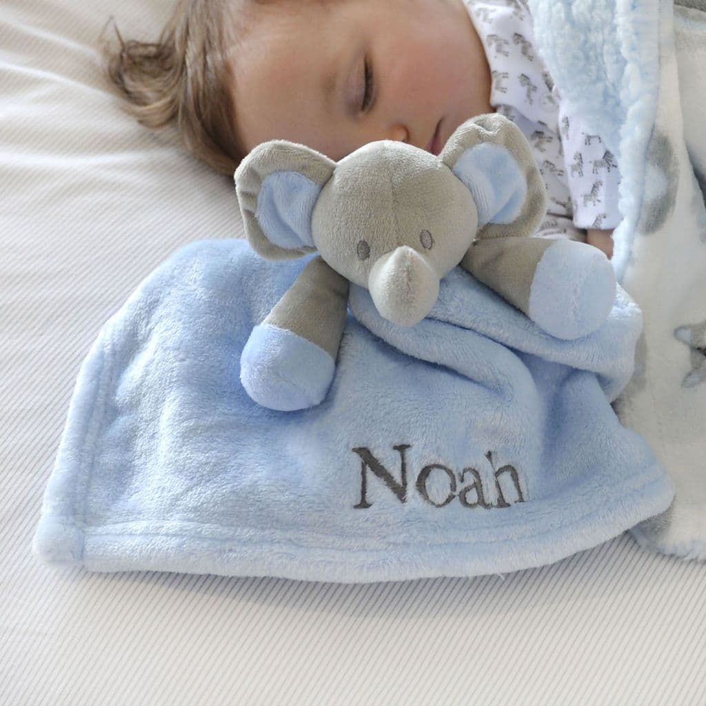 Personalised baby comfort blanket sale